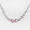 Braccialetto con Fiocco Rosa per Donna, Braccialetti con Catena Placcati Oro Impermeabili, Ciondolo Cravatta a Farfalla in Argento Gioielli Unici