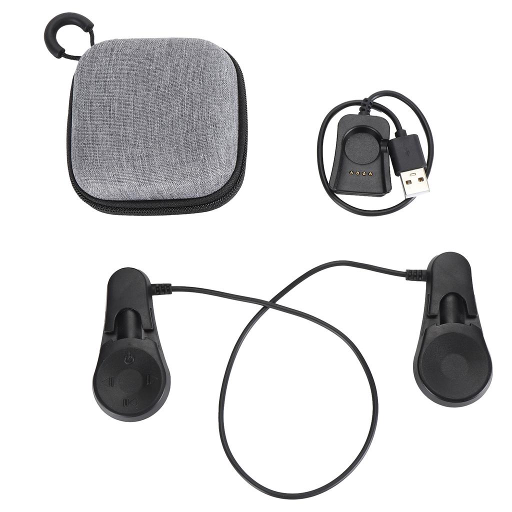 Bone Conduction Headphone Bluetooth 5.3 IPX8 Waterproof 65.6ft Diving Magnetic Charging Open Ear