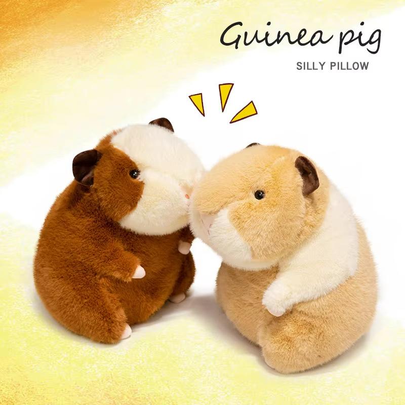 Cute Guinea Pig Plush Toy Doll Kawaii Piggy Doll Stuffed Toys Simulation Animal Pillow Lovely Birthday Gift for Girls Kids