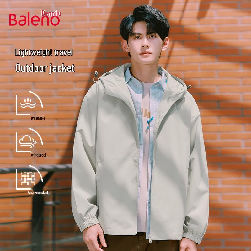 Baleno Men's Hooded Outdoor Windproof & Waterproof Jacket
