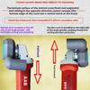 Cutting Dust Shroud for Angle Grinder Grinder Dust Shroud Adjustable Vacuum Cleaner for Wood Concrete Wall Stone