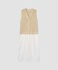 Deolil Bryn Knit Vest One-Piece_Beige