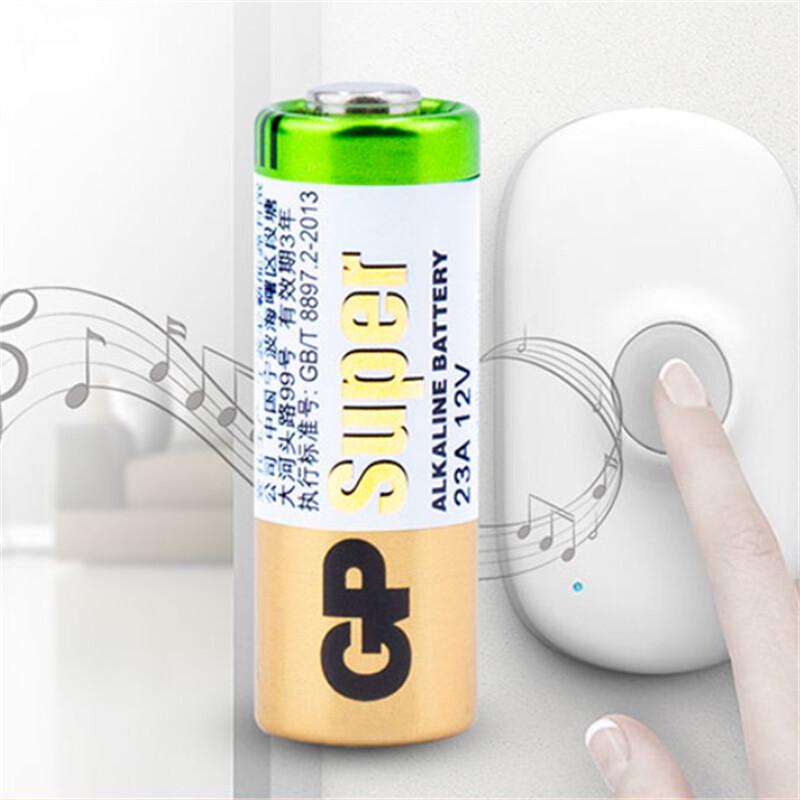 GP 23A 12V Alkaline Batteries CN plug (adapter included)