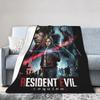 Residents Evils Requiem Leon S Kennedy Blanket Spring Warm Soft Throw Blanket For Boy Chair Sofa Bed Flannel Bedspread Bed Cover