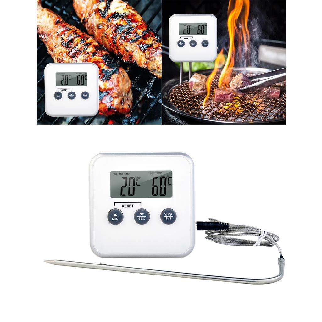 Barbecue BBQ Meat Thermometer Instant Read Temperature Pro-be Oven Proof Kitchen 1