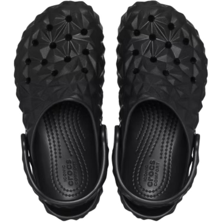 Crocs Classic Clog Fashionable Comfortable Durable Breathable Low-Top Sandals Kids Sandals Black 209572-001