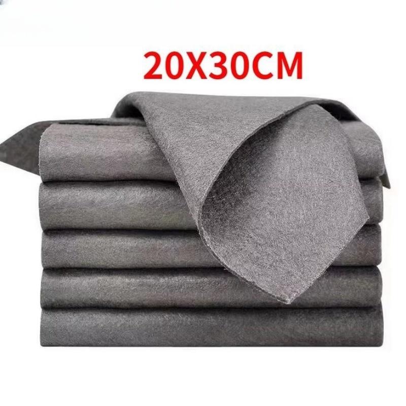 5/10PCS Thickened Magic Cleaning Cloth No Watermark Glass Wiping Cloth Reusable Window Glass Cleaning Cloth Rag Kitchen Towel