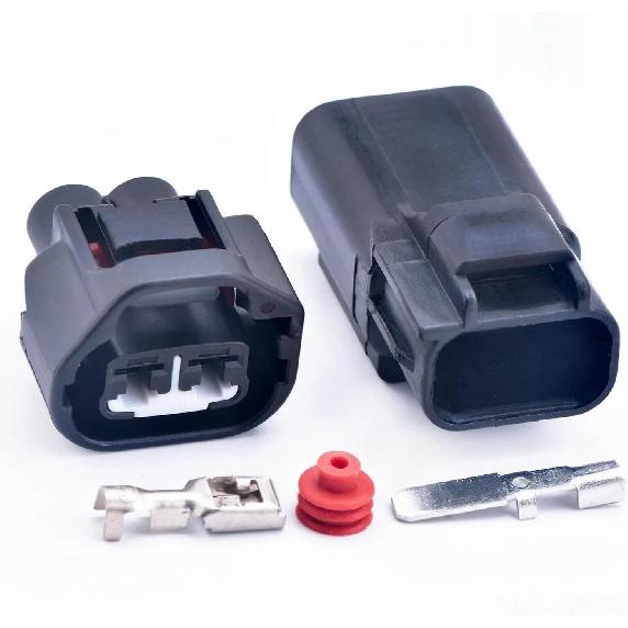 

2 Pin Automobile Connector Air Conditioning Cool Fan Socket 90980-11237(Female male with Pin) 1 Pcs