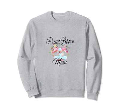 Reborn Doll Accessories Proud Reborn Mom Flower Box Opening Sweatshirt