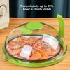 Microwave Food Cover Vented Heat-Resistant Splash Guard Microwave Plate Cover for Food Reheating Cooking Kitchen Home Office