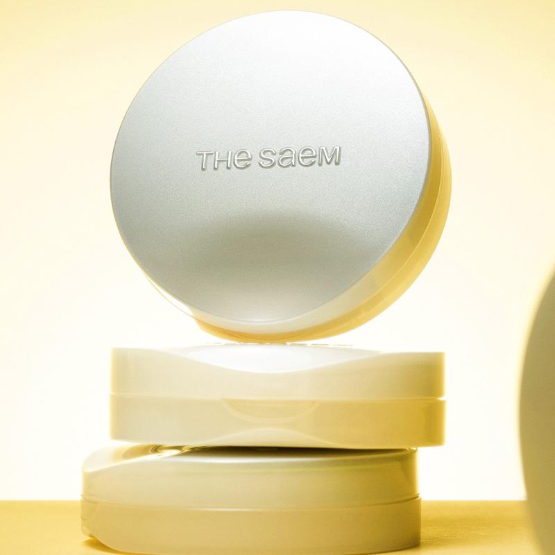 The Saem Skin Perfection Glutathione Toning Cushion with Refill SPF 50+ PA+++ 12g*2EA