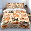 "Pixel Dogs Bedding Set" Bedding Duvet Cover Set Duvet Cover Pillowcases  (1 * Duvet Cover 2 * Pillowcases, Without Duvet Insert)