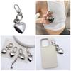 Eye Catching Key Chain Heart Pendant Keyring Bag Ornament Handcrafted Keychains