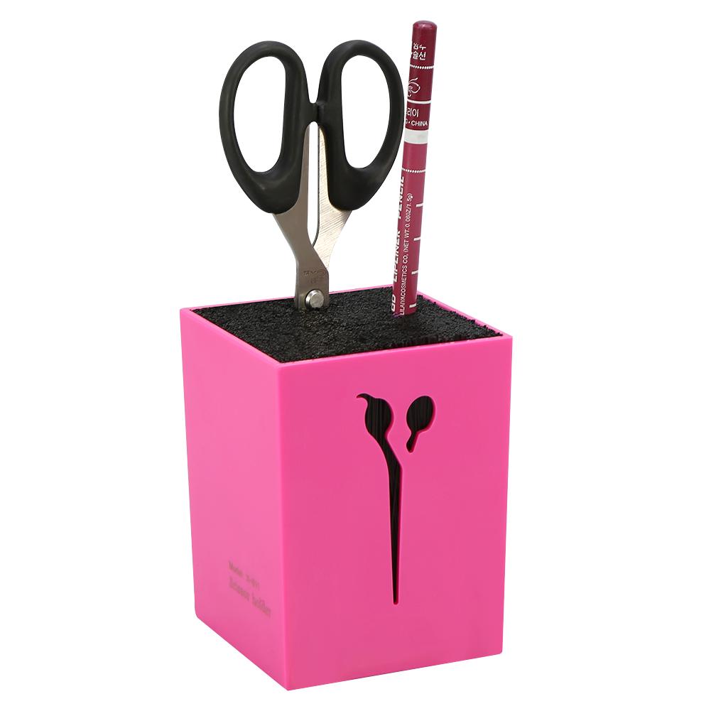 Professioneller Salonkämme Koffer Aufbewahrungsbox für Haarspangen Friseurscherenhalter (Rose Rot)