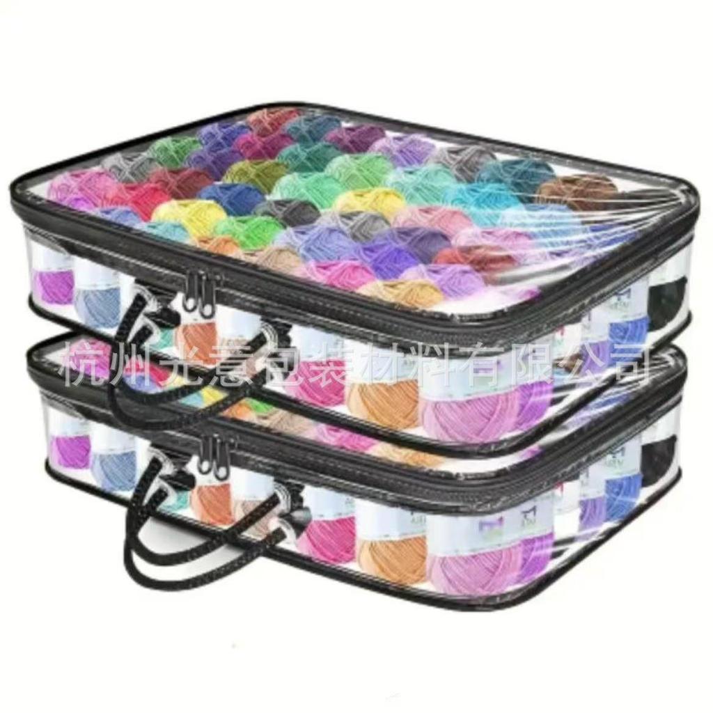 Transparent Steel Wire Duvet Packing & Storage Bag - Dustproof, Moistureproof, Zipper Home Supplies Bag