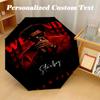 Portable Auto Folding Umbrella,The Weeknd 8 Rib Waterproof Umbrella For Camping Commute
