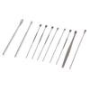 Stainless Steel Spiral Ear Wax Cleaner Set Portable Ear Pick Spoon Earwax Removal Tool KitSilver