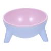 Anti Vomiting Pet High Footed Bowl Anti Slip Pet Water Feeder Container  Wet Dry Food