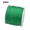 Corda di seta 45M/0,8MM trecciata in nylon per Fai da te per Forniture per la creazione di gioielli Nappe Perline Artigianato intrecciato Corda di nylon satinato CS003