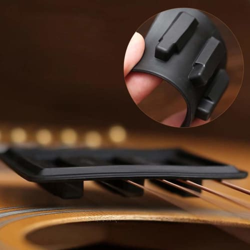 Hng Kiang Hu Guitar Sound Hole Cover, Mute, Silencer, Prevents Feedback, Perfect for Nighttime Practice, 2 Pieces, Fits 38/39 Guitars