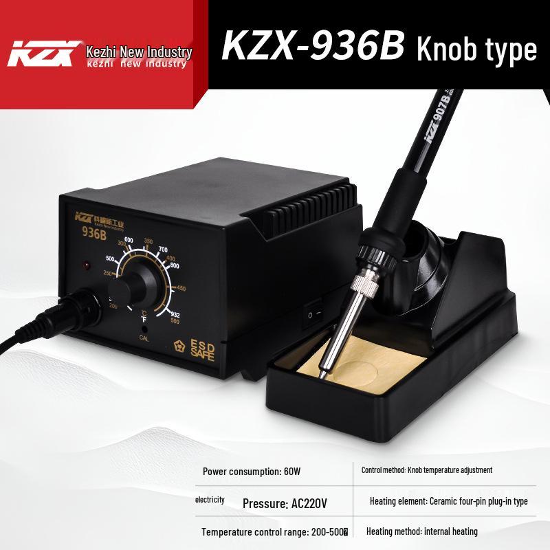 Kezhi 60W Digital Display Soldering Station 936, Internal Heating, Adjustable Temperature for Mobile Phone Repair.