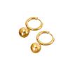 18K Gold Titanium Steel Geometric Ear Cuffs for Women - Non-Fading, Light Luxury Earrings