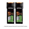 Șampon L'Oréal Men Expert Cărbune Anti-Mătreață Fresh (2x400ml)