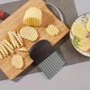 Stainless Steel Corrugated Potato Slicer Wavy Cutter for Vegetables Fruits Chips Carrots Potatoes Kitchen Cutting Tool
