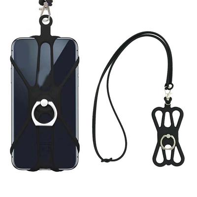 Universeller Silikon Handy Lanyard Halter Hülle Abdeckung Handy Halsband Halskette Sling Für Smart Handy Lanyard