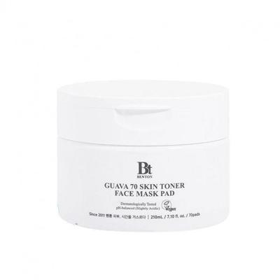 Benton Guava 70 Skin Toner Face Mask Pad 210ml(70 Pcs) - Easter Basket Essentials, Skin Soothing And Moisturizing Effect For All Skin Types
