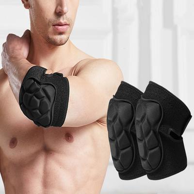 1 Pair Foam Elbow Pads Anti-Collision Sports Roller Skating Non-Slip Volleyball Riding Street Dance Elbow Protector