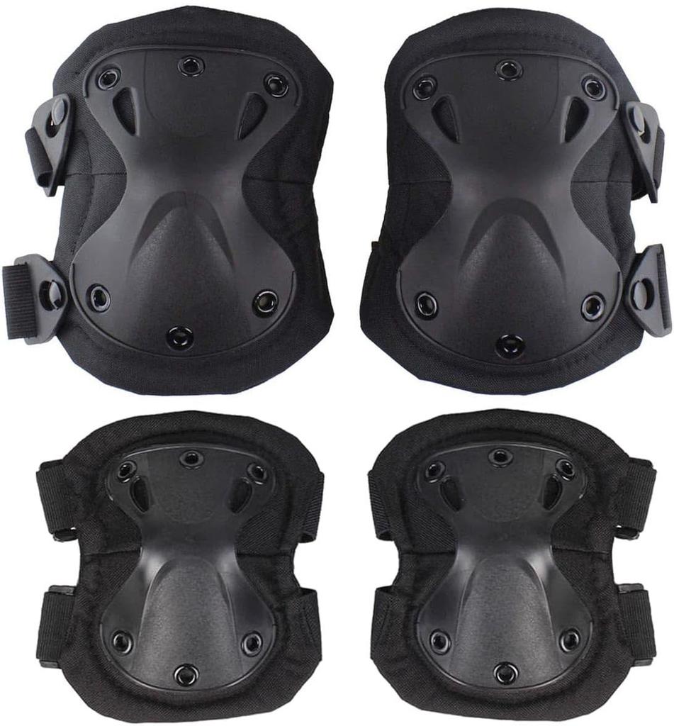 Knee Airsoft Knee Elbow Knee Sports and Outdoor Gear for Men and Women Protectors, Protectors, Pads, Pads, Pads,