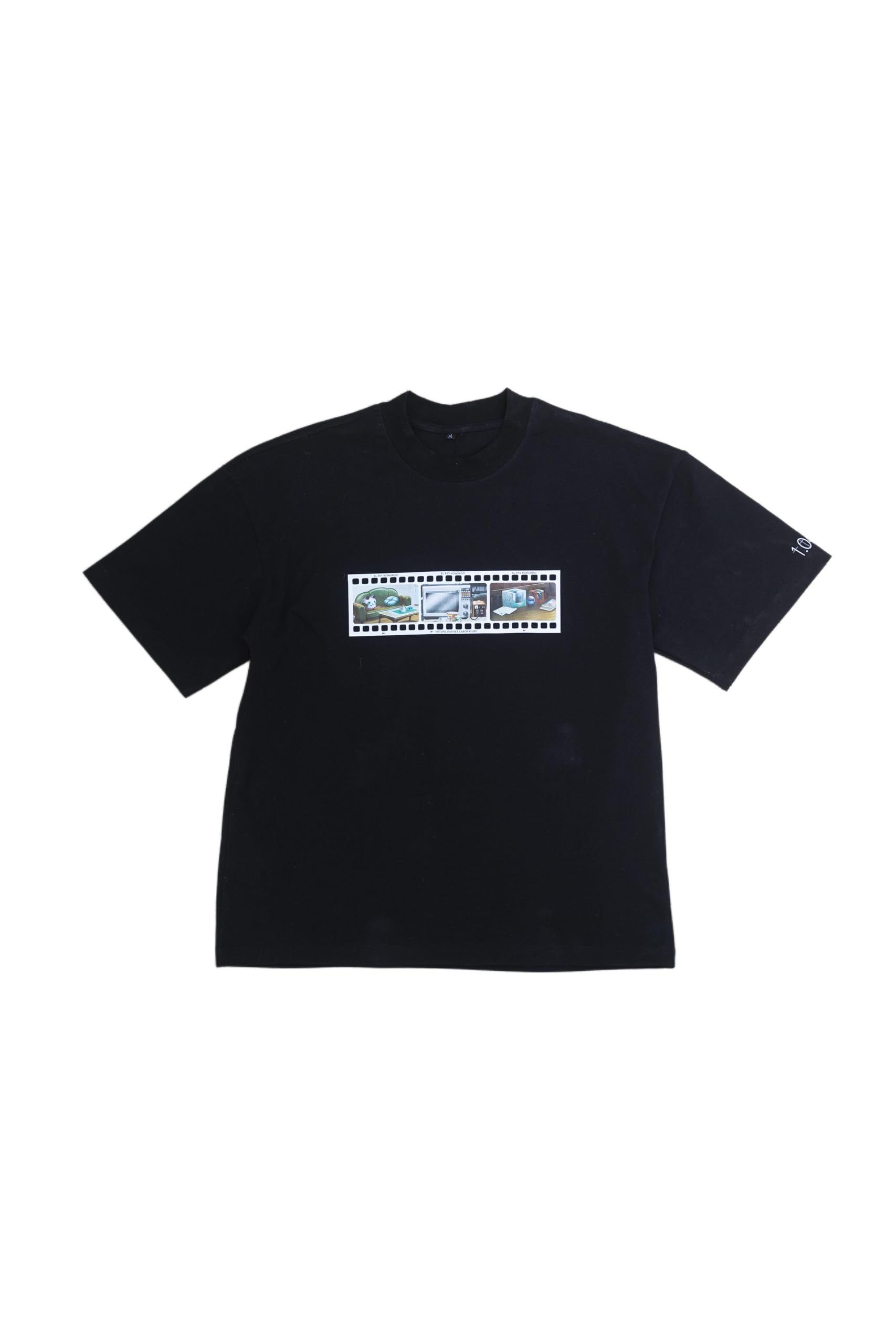 

[Yushin Rengetsu Co., Ltd.] STEINS;GATE Lab Member Ink-Painting Style Black T-Shirt (JP, Alphabet, Small)