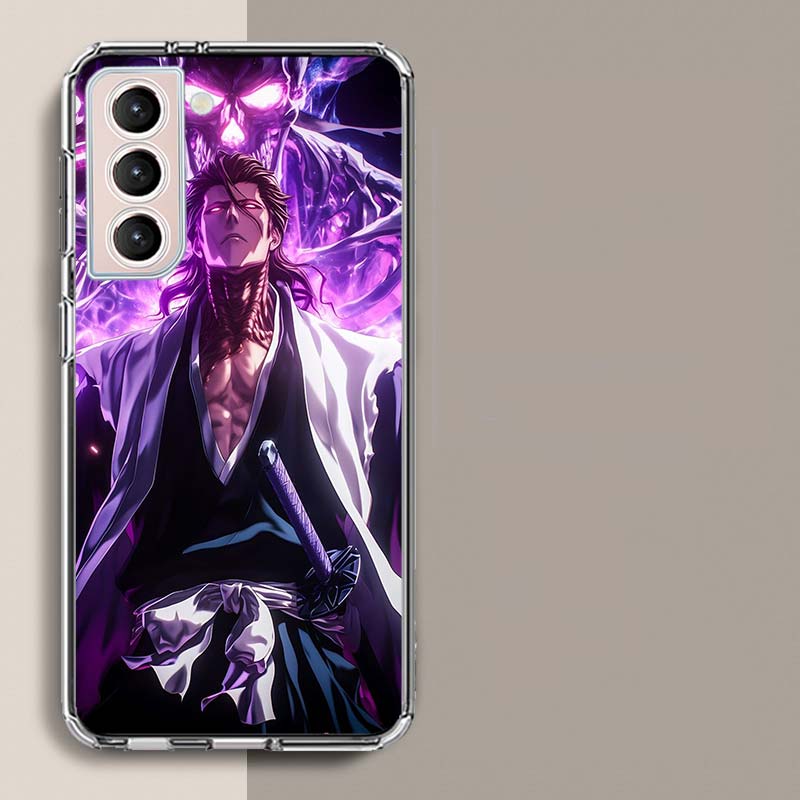 Bleach Aizen Sousuke Phone Case For Samsung A16 A26 A36 A56 A17 A15 A25 A35 A55 A14 A24 A34 A54 A04S A05S Galaxy Note 20 10 9 8