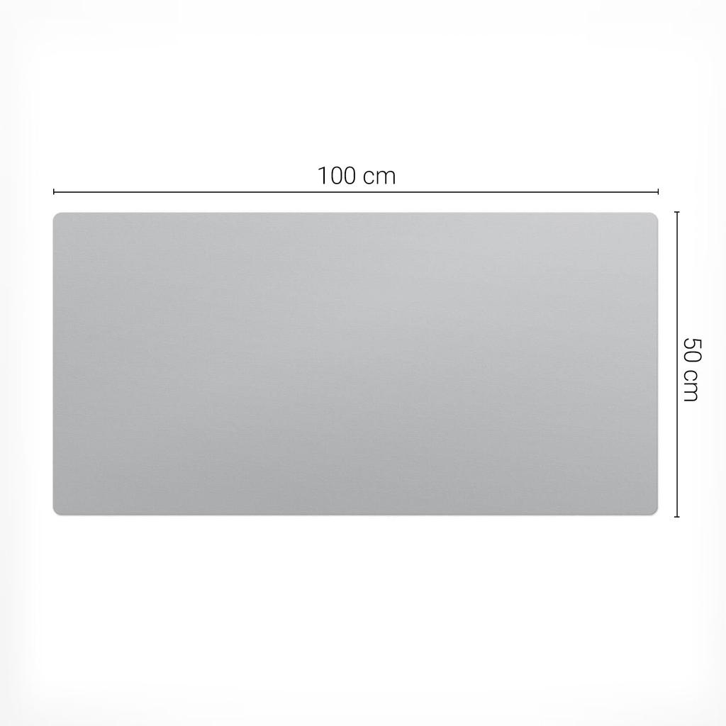 Podkładka Mata Ochronna Biurko Klawiatura Mysz Kolor Jasny Szary 100X50 Cm
