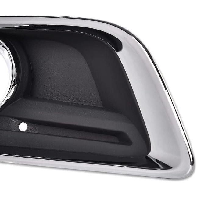 G-PLUS Front Bumper Fog Light Cover Driver and Passenger Side Compatible with Chevy Malibu Eco 2013-2014,Fit Chevy Malibu 2013-2015,Fit Chevy Malibu