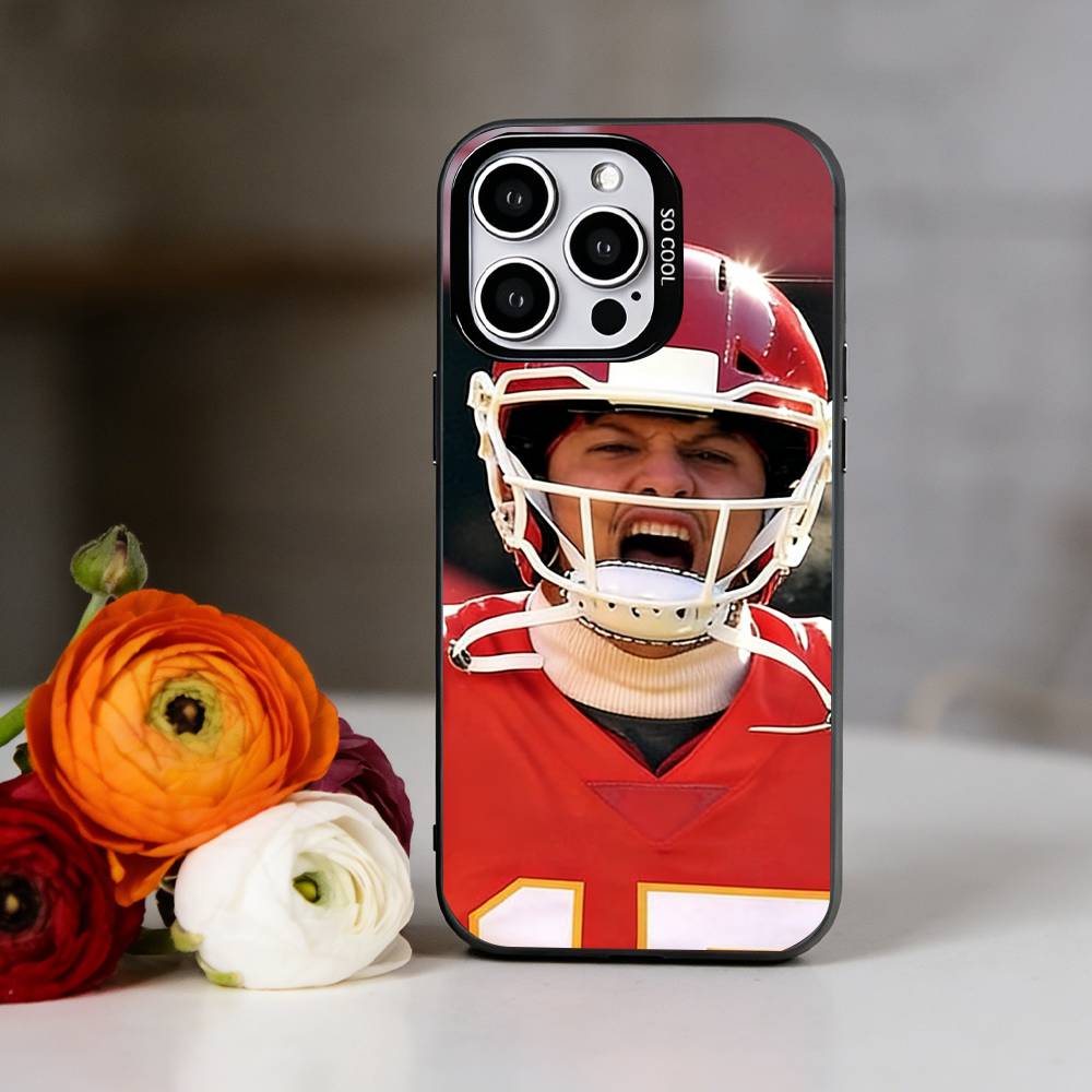 Patrick Mahomes Phone Case For iPhone 17,16,15,14,13,12,11 Plus,Pro Max,XS,Colorful Silver Phone case Funda Cover