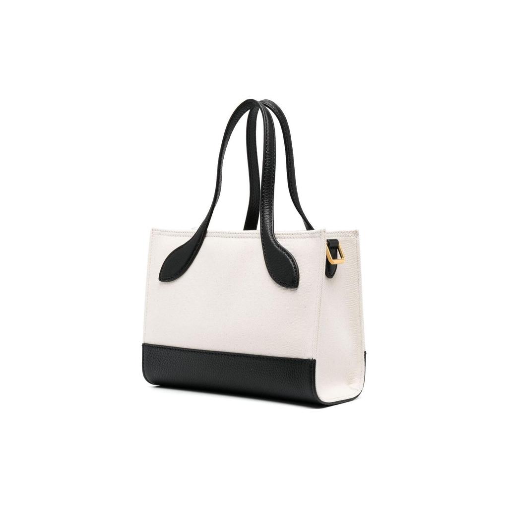 Bally Minimalist Fabric Tote Bag Women Tote Bags White 6304520