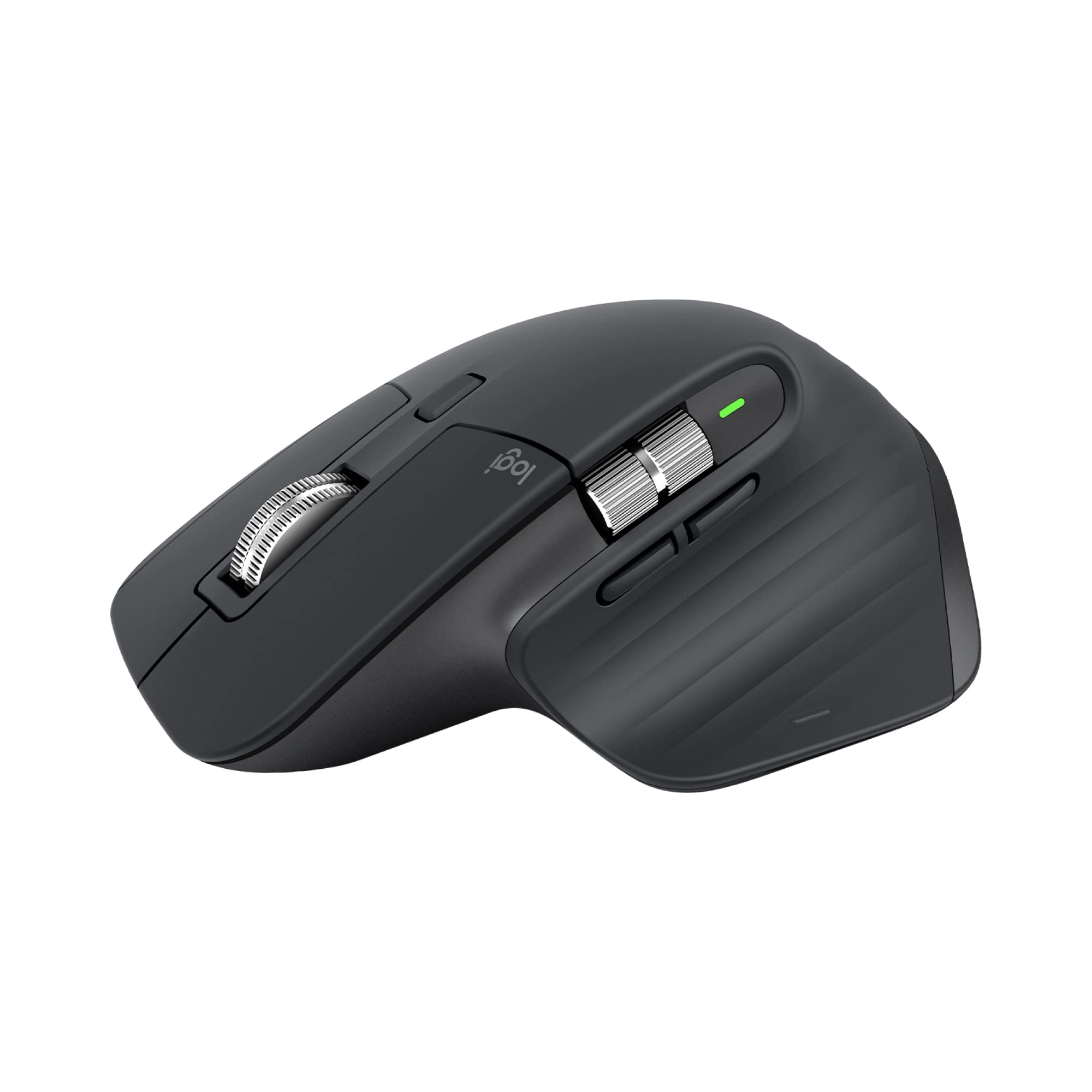 

Бездротова миша Logitech MX MASTER3s Advanced Silent MX2300GRd Logi Bolt Bluetooth Unifiing, несумісна, 8000dpi, високошвидкісне колесо прокручування, акумуляторна