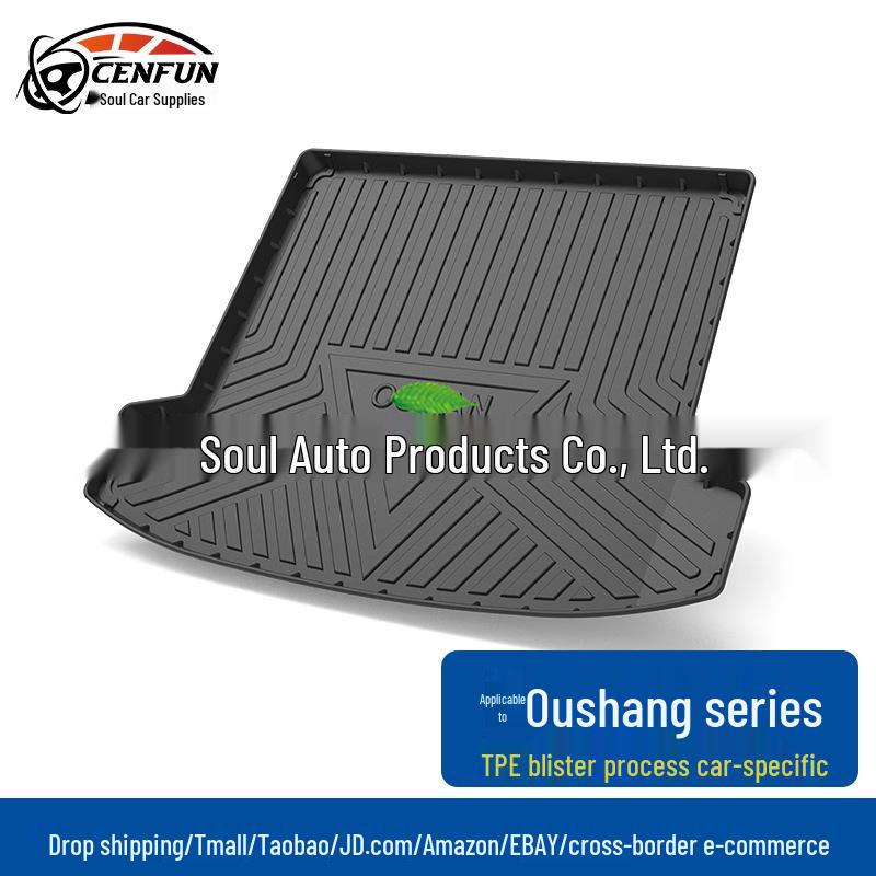 

Waterproof Trunk Mat for 2021 Oshan X7/X5 Cosay GT/5/3 - TPE Wear-Resistant Design Cosay 3 [2019]