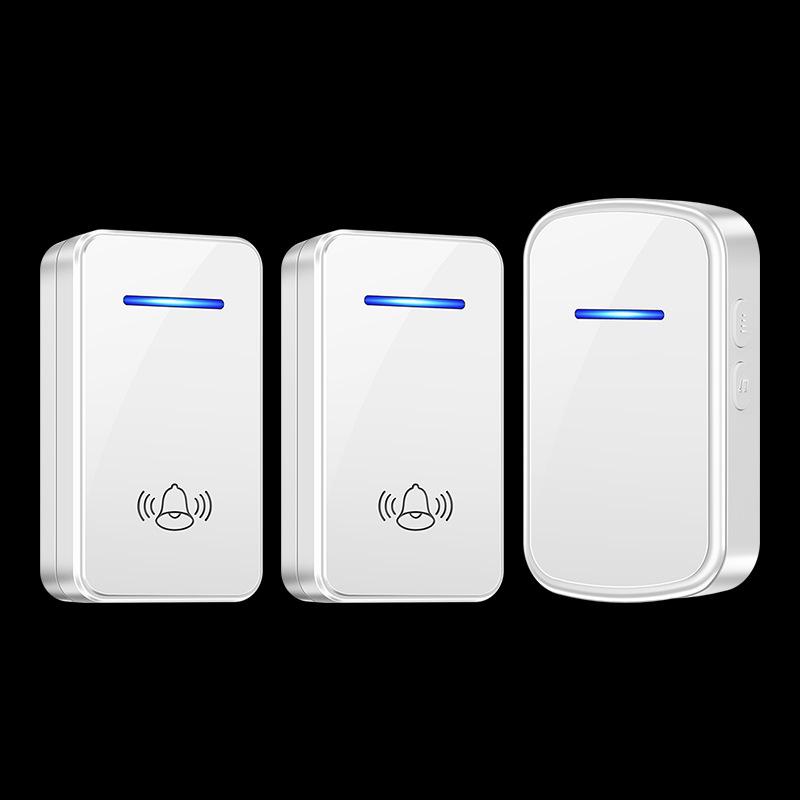 Wireless Home Doorbell: Dual Receiver, Long-Range, Remote-Control with Music, Ideal for Elderly, US/EU Specs
