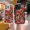 Cherries Pink Bows On Leopard Print Shockproof Phone Case for Xiaomi Redmi Note 14 13 12 11 10 9 8 Pro Anti-Slip Soft TPU Cover