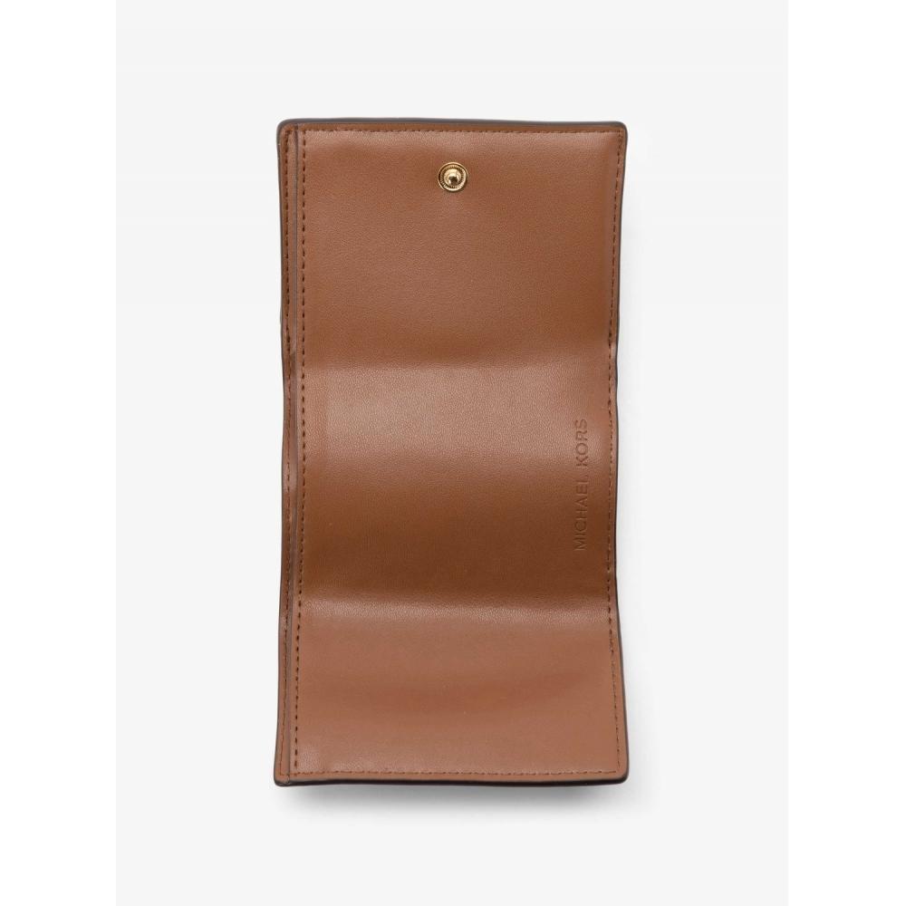Michael Kors Greenwich Flap Trifold Extrasmall Mk Signature 35f5ggrd0b200 Brown