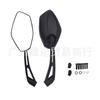 Universal Motorcycle Rearview Mirror With Aluminum Alloy Stem Scooter Sport Bike Modified Handlebar