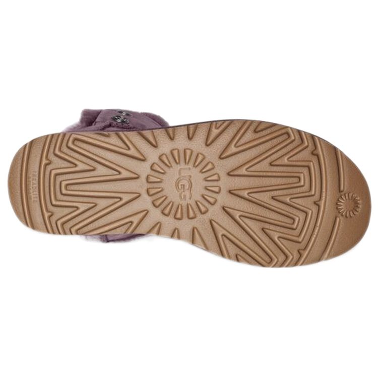 UGG Bailey Snaps Warm Durable Non-Slip Comfortable Plush Mid-Calf Snow Boots Women Boots Purple 1127151-TRO