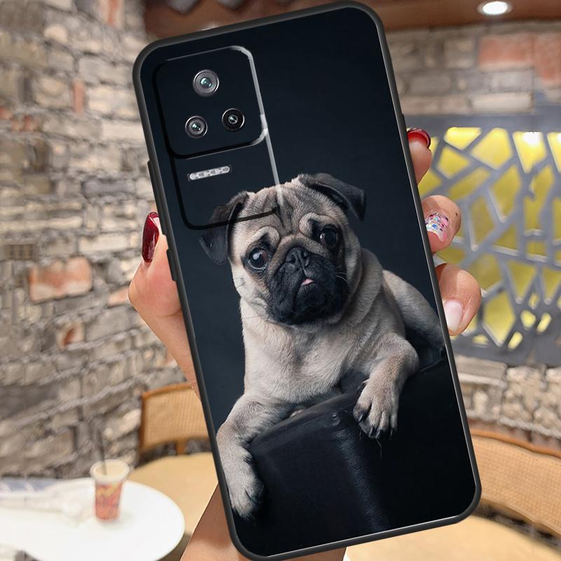 Pug Dog French Bulldog Case For Xiaomi 15 14 13 Ultra 11T 12T 13T 14T Pro POCO X7 X6 Pro X3 X5 M6 F5 F6 Pro Cover