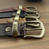 Handmade Retro Women'S Autumn And Winter Jeans Belt First Layer Cowhide High-End Fashion Leather Belt Style