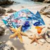 Custom Name Personalized Genshin Impact Print Beach Towel, for Trip Camping Beach Party Home Decor, Birthday Gift for Family & Friends