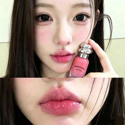 Merosisi Honey Drop Mirror Lip Glaze - Pigmented, Plumping, Whitening Lip Gloss