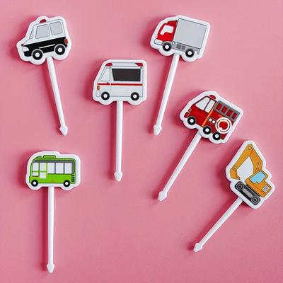 1set/3set/5set-Cute Mini Children's Fruit Fork Toothpick Children's Food Selection